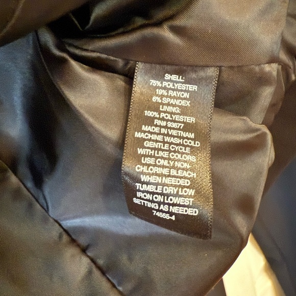 Worthington Women’s Suit  Elegant Black Blazer and Trousers - Picture 5 of 13